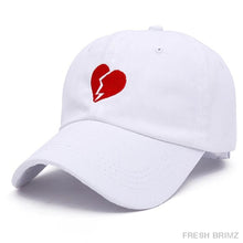 Broken Heart V2 White Hat
