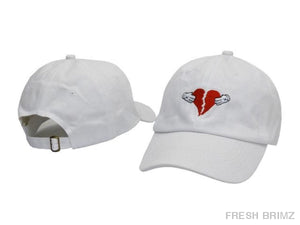 Broken Heart White Hat