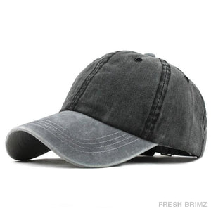 Mixed Plain Hat F240 Gray Black