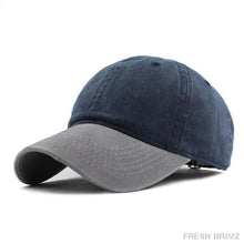 Mixed Plain Hat F240 Gray Navy