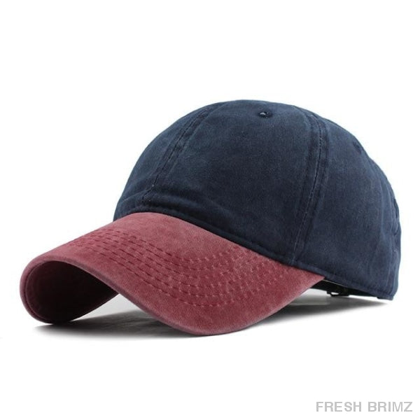 Mixed Plain Hat F240 Red Navy