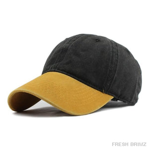 Mixed Plain Hat F240 Yellow Black