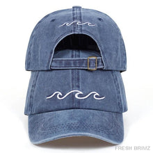Waves Navy Blue Hat